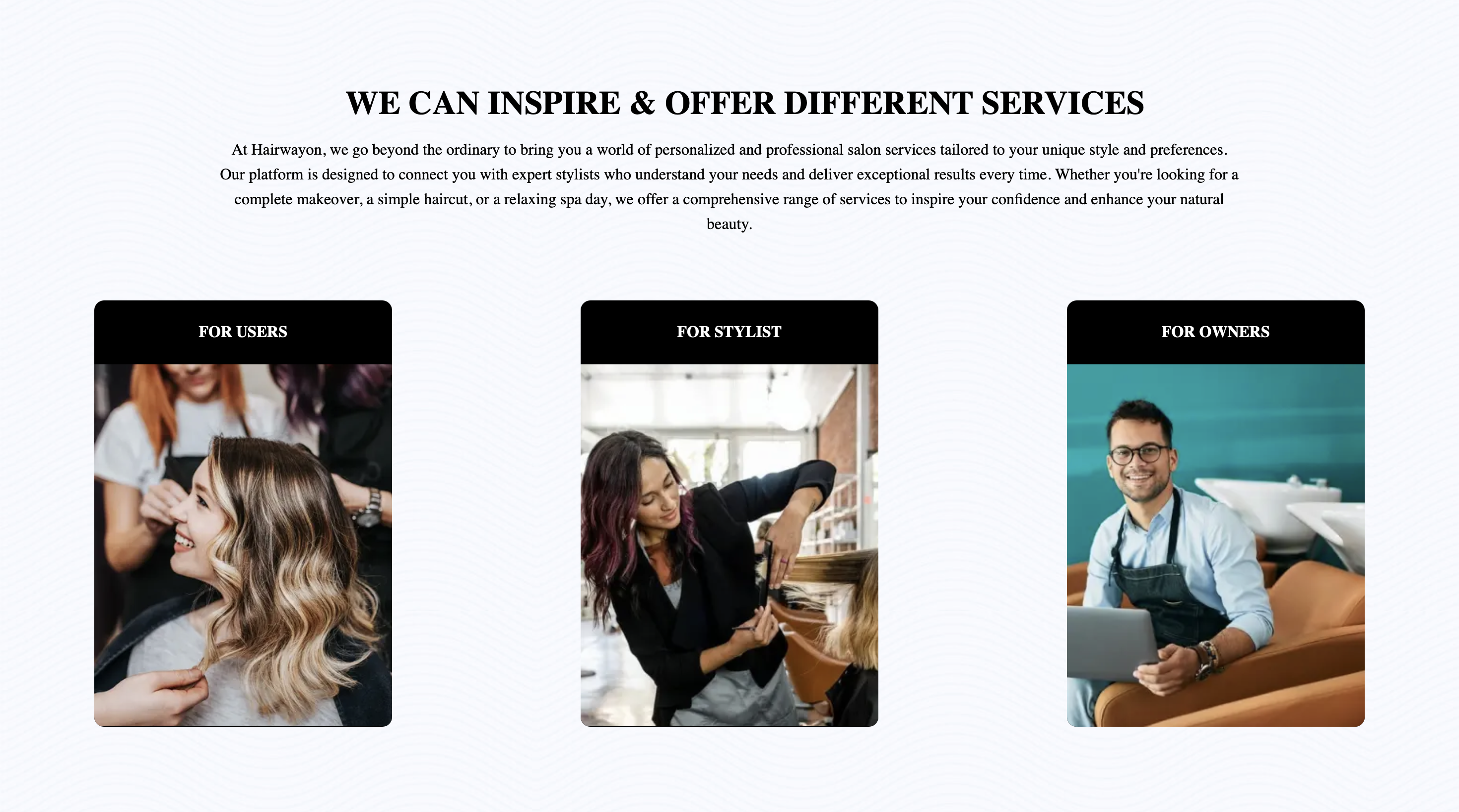 Haiwayon Website media