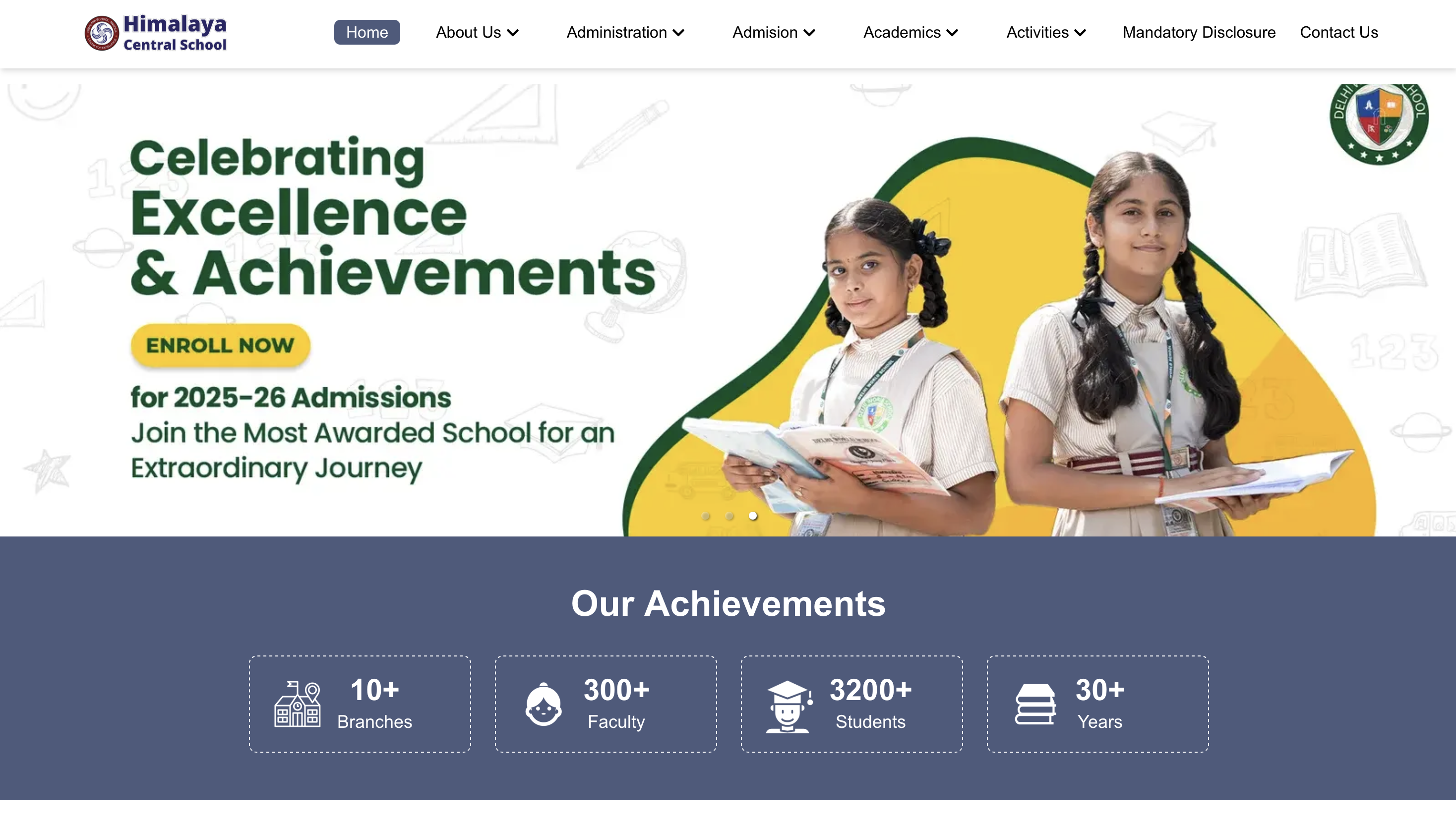 Himalaya School Website media